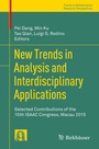 Cover: New Trends in Analysis and Interdisciplinary Applications - Birkhäuser