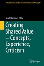 Cover: Creating Shared Value - Concepts, Experience, Criticism - Springer