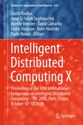 Cover: Intelligent Distributed Computing X - Springer