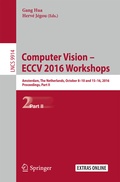 Cover: Computer Vision - ECCV 2016 Workshops - Springer