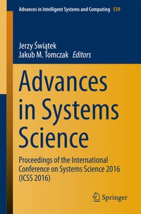 Enlarge image Cover: Advances in Systems Science - Springer