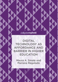 Abbildung von: Digital Technology as Affordance and Barrier in Higher Education - Palgrave Macmillan