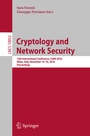 Cover: Cryptology and Network Security - Springer
