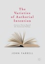 Cover: The Varieties of Authorial Intention - Palgrave Macmillan