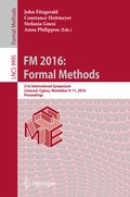 Cover: FM 2016: Formal Methods - Springer
