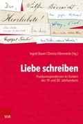 Cover: Liebe schreiben - Vandenhoeck & Ruprecht