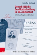 Cover: Deutsch-j&uuml;dische Geschichtsschreibung im 20. Jahrhundert - Vandenhoeck & Ruprecht