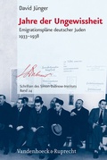 Cover: Jahre der Ungewissheit - Vandenhoeck & Ruprecht