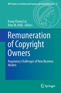 Abbildung von: Remuneration of Copyright Owners - Springer