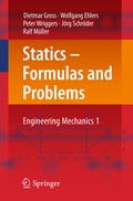 Cover: Statics - Formulas and Problems - Springer