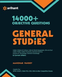 Enlarge image Cover: 14000 + Objective Questions - General Studies - Arihant Publishers