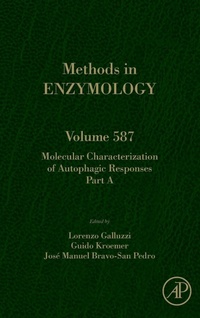Enlarge image Cover: Molecular Characterization of Autophagic Responses Part A: Volume 587 - Academic Press