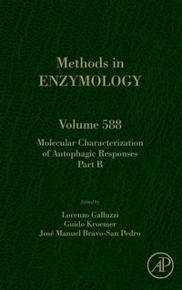 Enlarge image Cover: Molecular Characterization of Autophagic Responses Part B: Volume 588 - Academic Press