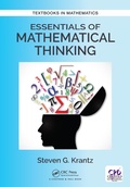 Bild: Essentials of Mathematical Thinking - Chapman & Hall/CRC