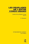 Cover: Les Peuplades de L'Entre Congo-Ubangi (Ngbandi, Ngbaka, Mbandja, Ngombe et Gens D'Eau) - Routledge