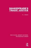 Cover: Shakespeare's Tragic Justice - Routledge