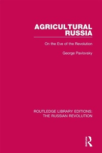 Abbildung von: Agricultural Russia - Routledge