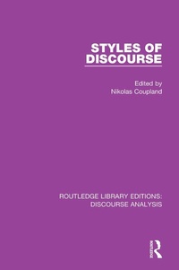 Abbildung von: Styles of Discourse - Routledge