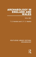 Cover: Archaeology in England and Wales 1914 - 1931 - Routledge