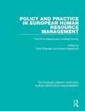 Cover: Policy and Practice in European Human Resource Management - Routledge