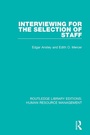 Cover: Interviewing for the Selection of Staff - Routledge