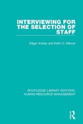 Cover: Interviewing for the Selection of Staff - Routledge