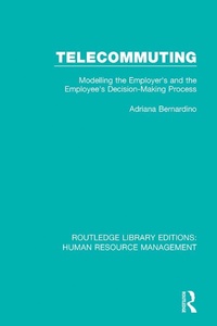 Abbildung von: Telecommuting - Routledge