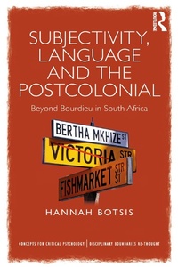 Abbildung von: Subjectivity, Language and the Postcolonial - Routledge