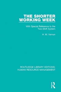Enlarge image Cover: The Shorter Working Week - Routledge