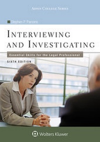 Enlarge image Cover: Interviewing and Investigating - Aspen Publishers Inc.,U.S.