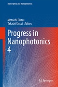 Cover: Progress in Nanophotonics 4 - Springer