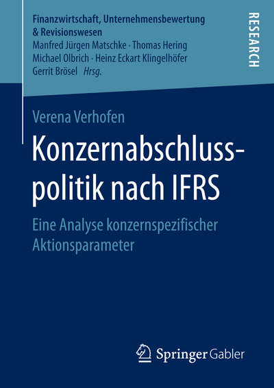 Abbildung von: Konzernabschlusspolitik nach IFRS - Springer Gabler