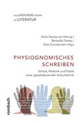 Cover: Physiognomisches Schreiben - Rombach Druck- und Verlagshaus