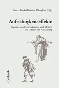 Cover: Aufrichtigkeitseffekte - Rombach Druck- und Verlagshaus