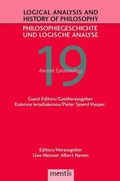 Cover: Ancient Epistemology - Brill Deutschland