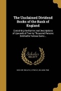 Cover: The Unclaimed Dividend Books of the Bank of England - Wentworth Press