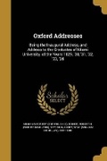 Cover: Oxford Addresses - Wentworth Press