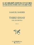 Cover: Third Essay for Orchestra - G Schirmer, Incorporated