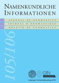 Cover: Namen und Recht - Leipziger Uni-Vlg