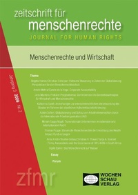 Enlarge image Cover: Menschenrechte und Wirtschaft - Wochenschau Verlag