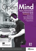 Cover: Open Mind British edition Upper Intermediate Level Student's Book Pack Premium - Macmillan Education
