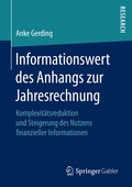 Bild: Informationswert des Anhangs zur Jahresrechnung - Springer Gabler