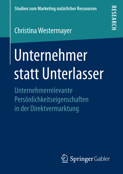 Abbildung von: Unternehmer statt Unterlasser - Springer Gabler