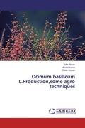 Cover: Ocimum basilicum L.Production,some agro techniques - LAP Lambert Academic Publishing