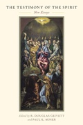 Cover: The Testimony of the Spirit - Oxford University Press Inc
