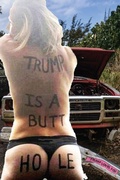 Cover: The Book of 323 No to Trump Bumperstickers - Grawlix