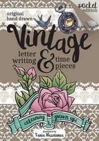 Enlarge image Cover: Vintage Lettering and Time Pieces Colouring Book - Lang Book Publishing Limited