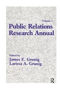 Cover: Public Relations Research Annual - Routledge