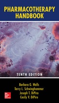 Cover: Pharmacotherapy Handbook, Tenth Edition - McGraw-Hill Education