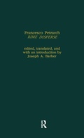 Cover: Francesco Petrarch Rime Disperse - Routledge